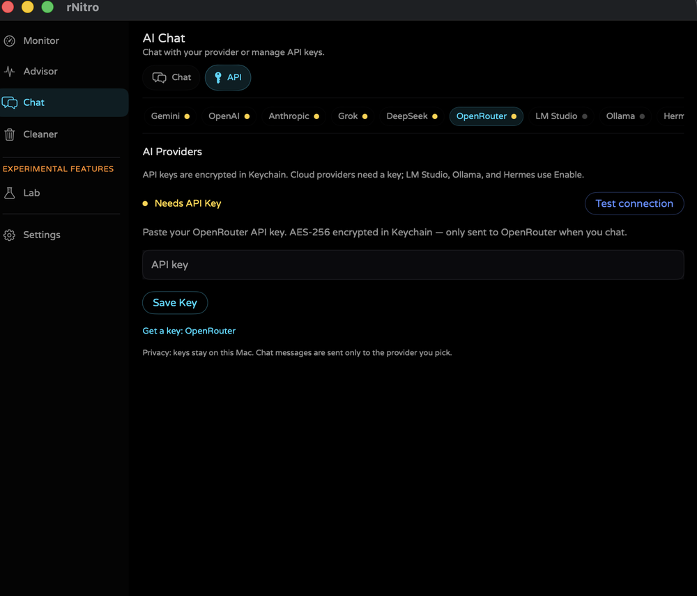 rNitro Chat Config